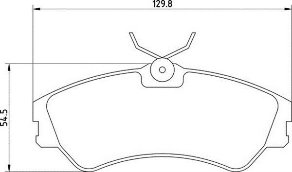 MAGNETI MARELLI Piduriklotsi komplekt,ketaspidur 363710205048